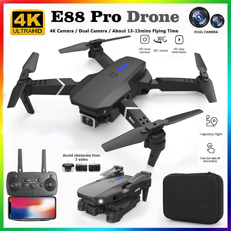 Drone Camera Lens - โดรนรุ่นใหม่ E88 ปี 2026 ระดับมืออาชีพ ความละเอียด