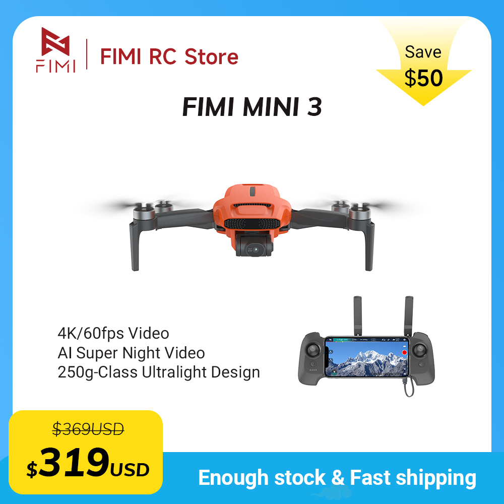 Drone Camera 4K - โดรน FIMI MINI 3 กล้อง 4K