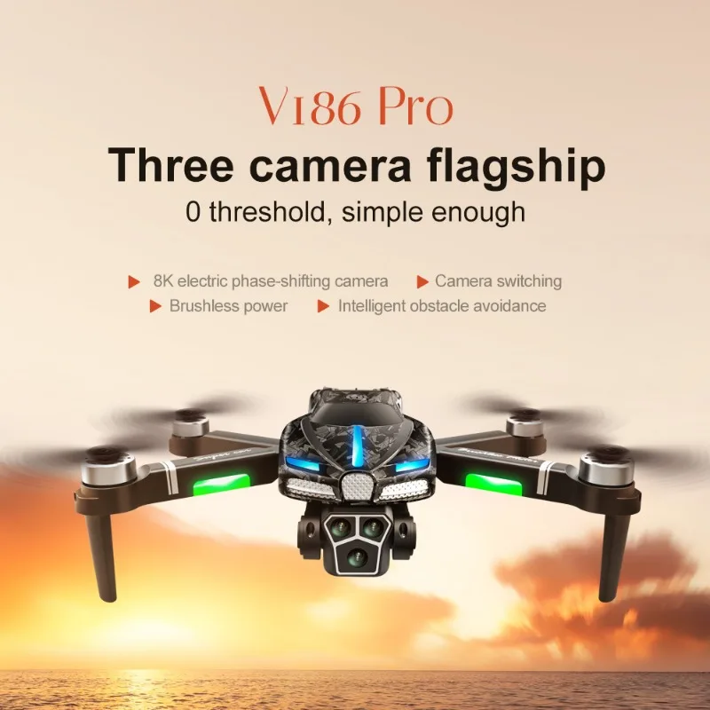 ใหม่V186 Pro Drone Professiona - Drone Camera With Gimbal บทวิจารณ์และราคา