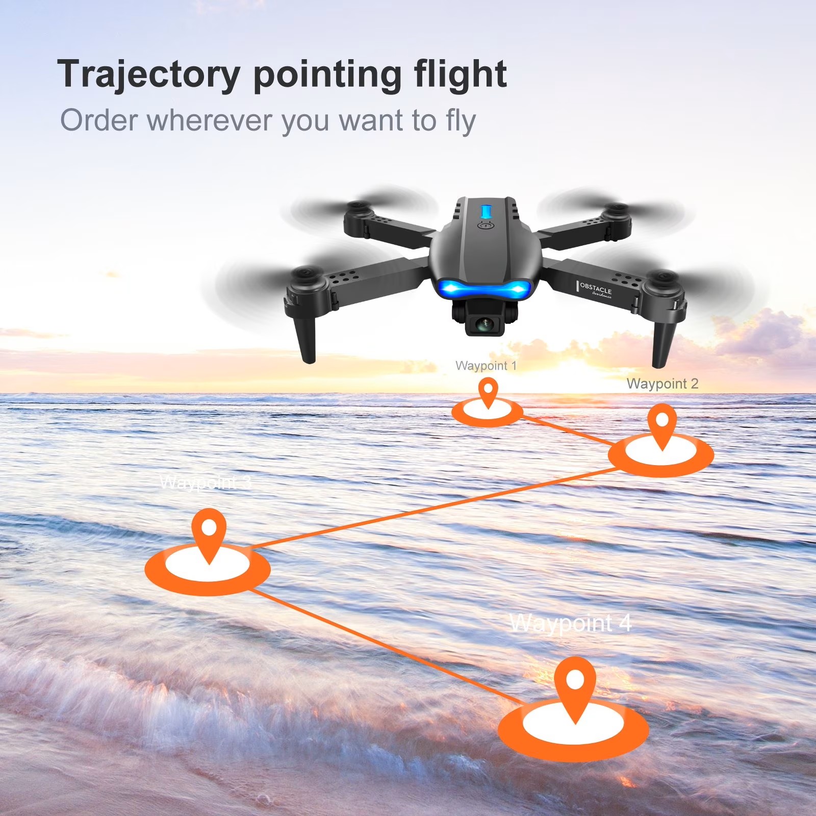 โดรนพับได้รุ่น E88PRO MAX ปี 2 - Drone Camera Lens บทวิจารณ์และราคา