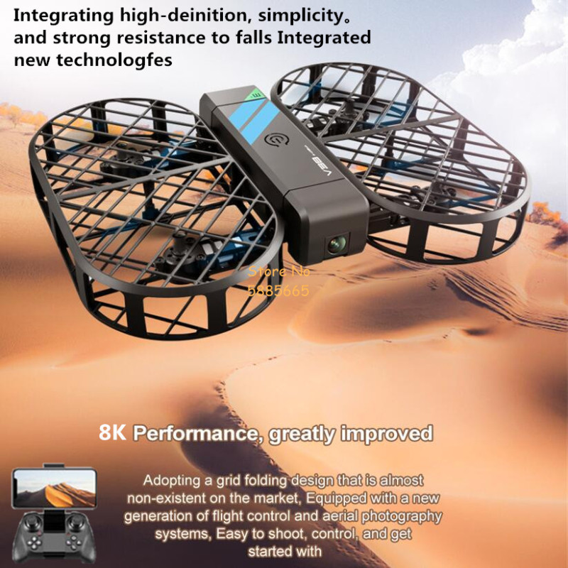 กล้อง 8K HD 360 °   การป้องกัน - Drone Camera Hd บทวิจารณ์และราคา