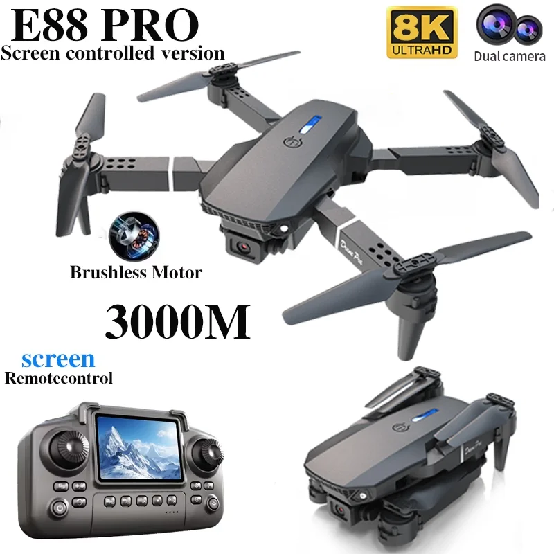 Professional E88 PRO Drone หน้ - Drone Camera Mount บทวิจารณ์และราคา
