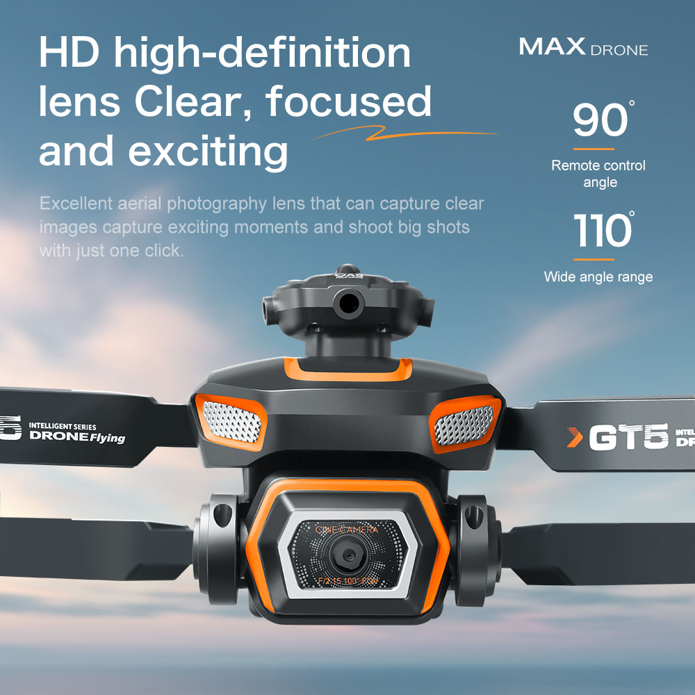 โดรน Lenovo GT5 Mini 4K HD เลน - Drone Camera Wide Angle บทวิจารณ์และราคา