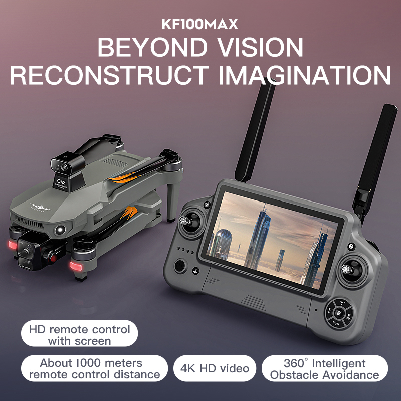 KF100 MAX GPS Drone 4K กล้อง 3 - Drone Camera 4K บทวิจารณ์และราคา