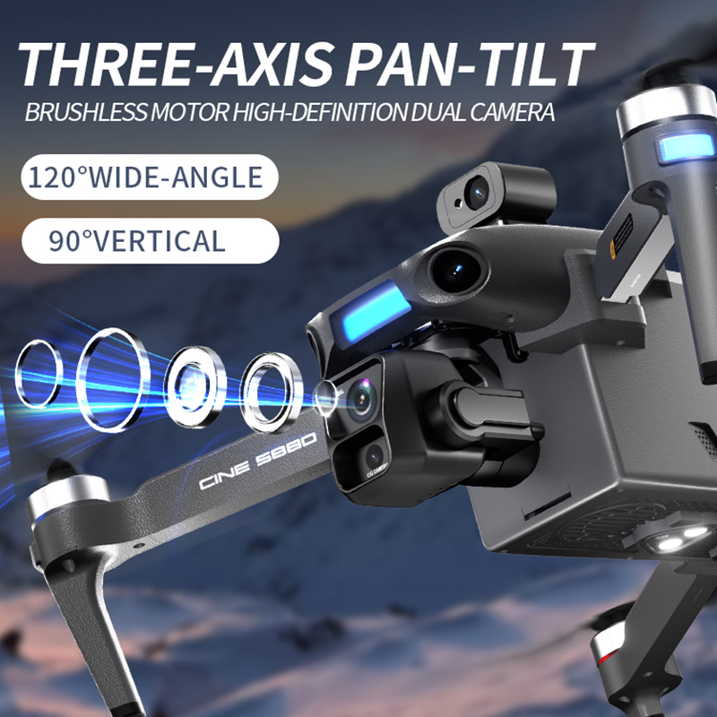 โดรนกล้องคู่ 8K รุ่นใหม่ ปี 20 - Drone Camera Lens บทวิจารณ์และราคา