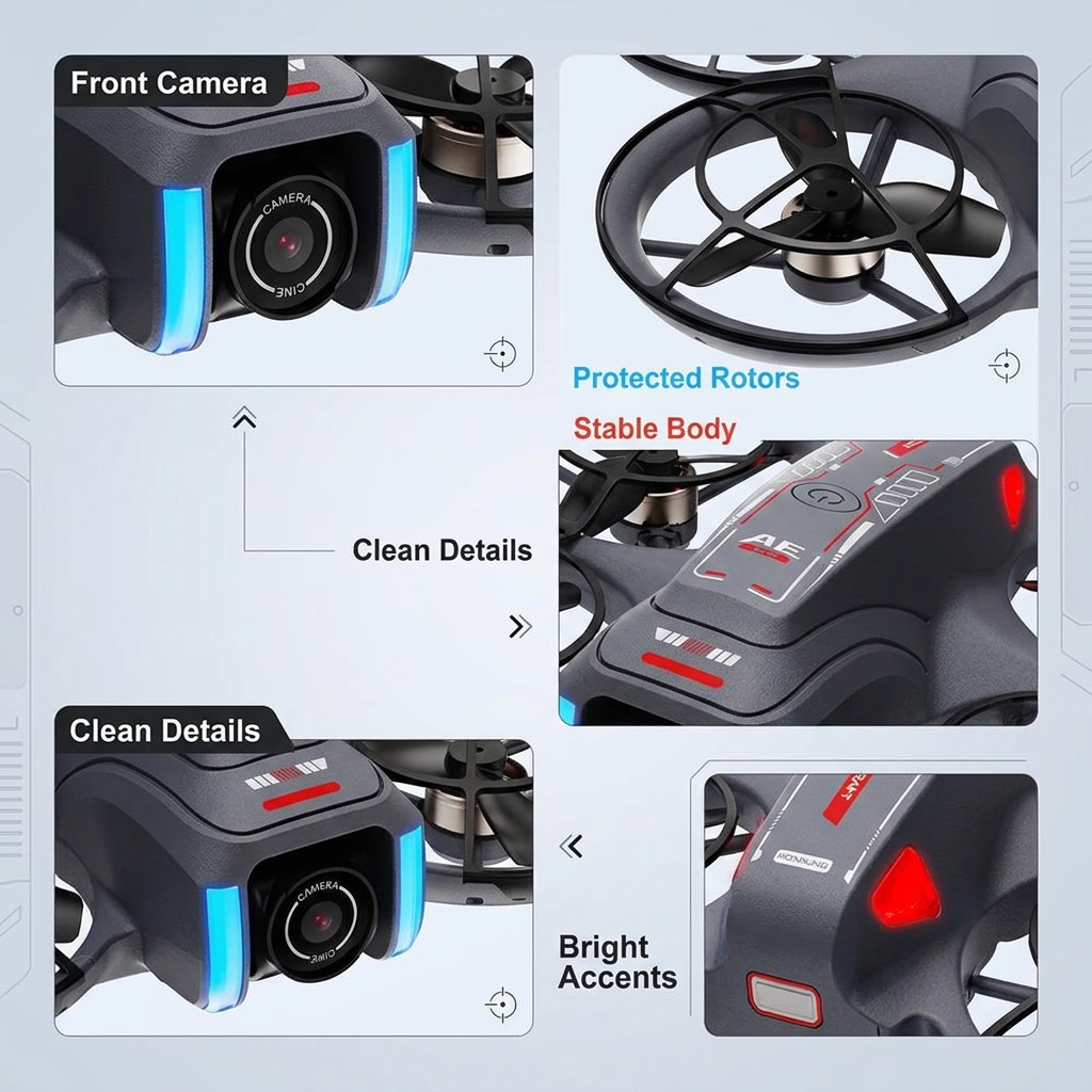 โดรน GPS รุ่นใหม่ AE21 รุ่นที่ - Drone Camera Lens บทวิจารณ์และราคา
