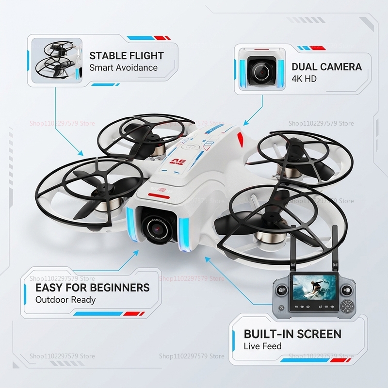 โดรน GPS รุ่นใหม่ AE21 รุ่นที่ - Drone Camera Lens บทวิจารณ์และราคา