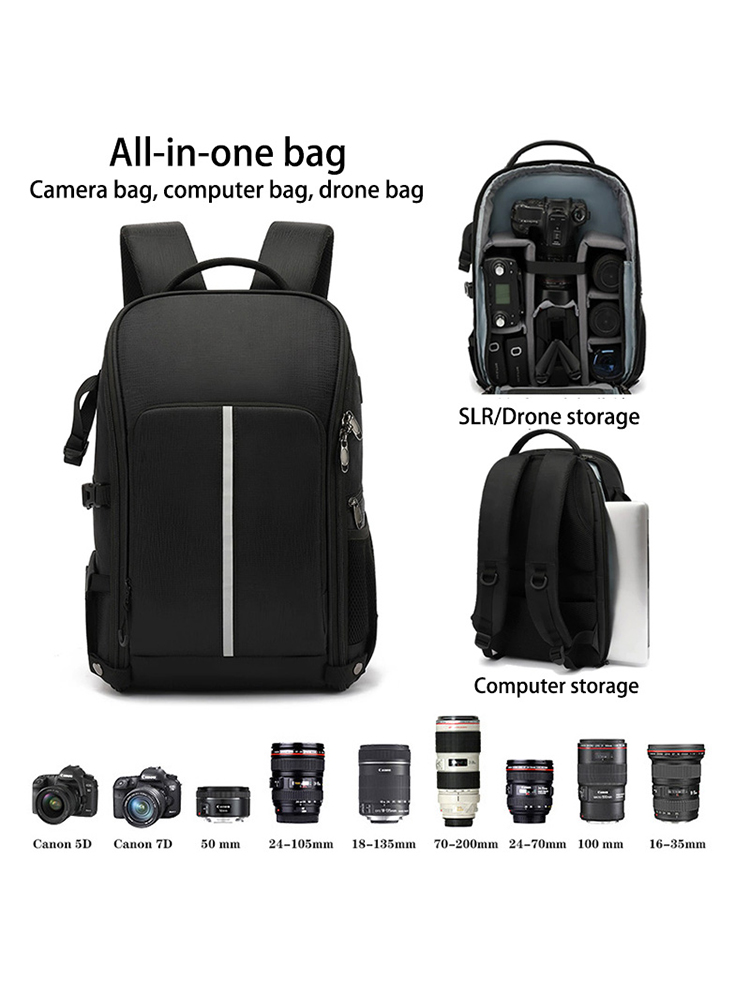 การถ่ายภาพกลางแจ้งกระเป๋าเป้สะ - Drone Camera Case บทวิจารณ์และราคา